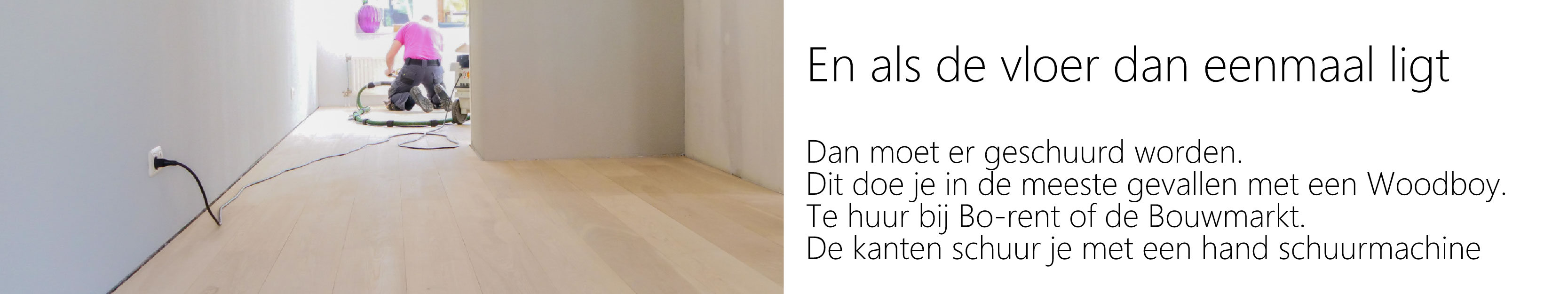 Een gelakte houten vloer schuren. Kan ik mijn parket schuren?